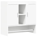 vidaXL Falpolc Falra szerelhető Fehér 80 x 36 x 80 cm Szerelt Fa