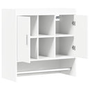 vidaXL Falpolc Falra szerelhető Fehér 80 x 36 x 80 cm Szerelt Fa