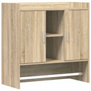 vidaXL Falpolc Falra szerelhető Sonoma Tölgy 80 x 36 x 80 cm