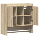 vidaXL Falpolc Falra szerelhető Sonoma Tölgy 80 x 36 x 80 cm