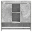 vidaXL Falpolc Falra szerelhető Betonszürke 80 x 36 x 80 cm Szerelt Fa