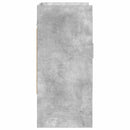 vidaXL Falpolc Falra szerelhető Betonszürke 80 x 36 x 80 cm Szerelt Fa