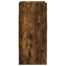 vidaXL Falpolc Falra szerelhető Füstös Tölgy 80 x 36 x 80 cm