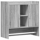 vidaXL Falpolc Falra szerelhető Szürke Sonoma 80 x 36 x 80 cm