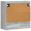 vidaXL Falpolc Falra szerelhető Szürke Sonoma 80 x 36 x 80 cm
