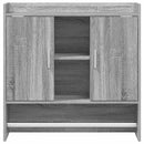 vidaXL Falpolc Falra szerelhető Szürke Sonoma 80 x 36 x 80 cm