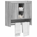 vidaXL Falpolc Falra szerelhető Szürke Sonoma 80 x 36 x 80 cm