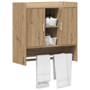 vidaXL Falpolc Falra szerelhető Kézműves Tölgy 80 x 36 x 80 cm