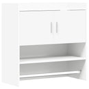 vidaXL Falpolc Falra szerelhető Fehér 80 x 36 x 80 cm Szerelt Fa