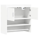 vidaXL Falpolc Falra szerelhető Fehér 80 x 36 x 80 cm Szerelt Fa