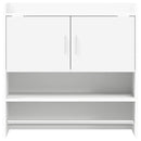vidaXL Falpolc Falra szerelhető Fehér 80 x 36 x 80 cm Szerelt Fa