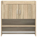 vidaXL Falpolc Falra szerelhető Sonoma Tölgy 80 x 36 x 80 cm