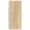 vidaXL Falpolc Falra szerelhető Sonoma Tölgy 80 x 36 x 80 cm