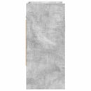 vidaXL Falpolc Falra szerelhető Betonszürke 80 x 36 x 80 cm Szerelt Fa