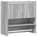 vidaXL Falpolc Falra szerelhető Szürke Sonoma 80 x 36 x 80 cm
