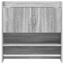 vidaXL Falpolc Falra szerelhető Szürke Sonoma 80 x 36 x 80 cm
