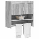 vidaXL Falpolc Falra szerelhető Szürke Sonoma 80 x 36 x 80 cm