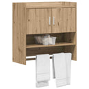 vidaXL Falpolc Falra szerelhető Kézműves Tölgy 80 x 36 x 80 cm