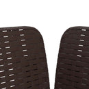 vidaXL 1-Fős Fotel Rattan Hatás PP Barna