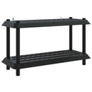 vidaXL Polc egység 2 szint 100 x 40 x 55,5 cm PP Antracitszürke