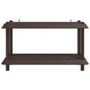 vidaXL Polc egység 2 szint 100 x 40 x 55,5 cm PP Barna