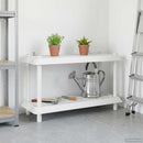 vidaXL Polc egység 2 szint 100 x 40 x 55,5 cm PP Fehér