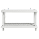 vidaXL Polc egység 2 szint 100 x 40 x 55,5 cm PP Fehér