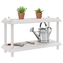 vidaXL Polc egység 2 szint 100 x 40 x 55,5 cm PP Fehér