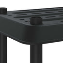 vidaXL Polc egység 3 szint 100 x 40 x 96 cm PP Antracitszürke