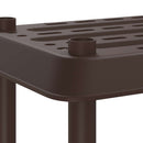 vidaXL Polc egység 5 szint 100 x 40 x 177 cm PP Barna