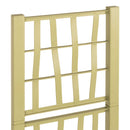 vidaXL Kertész cserép rácsos változattal Zöld 36 x 36 x 140 cm PP