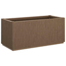 vidaXL Kerti virágtartó doboz Barna 80 x 36 x 35 cm PP