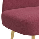 vidaXL Kárpitozott pad háttámlával bordó 110 x 60 x 76 cm Poliészter
