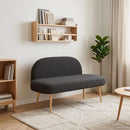 vidaXL Kárpitozott pad háttámlával Fekete 110 x 60 x 76 cm Bouclé