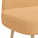 vidaXL Kárpitozott pad háttámlával Bézs 110 x 60 x 76 cm Bouclé