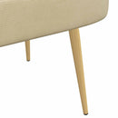 vidaXL Kárpitozott pad háttámlával Világosszürke 110 x 60 x 76 cm