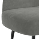 vidaXL Kárpitozott pad háttámlával Sötétszürke 110 x 60 x 76 cm