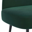 vidaXL Kárpitozott pad háttámlával Sötétzöld 110 x 60 x 76 cm Bársony