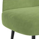 vidaXL Kárpitozott pad háttámlával Világos zöld 110 x 60 x 76 cm