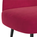 vidaXL Kárpitozott pad háttámlával bordó 110 x 60 x 76 cm Bársony