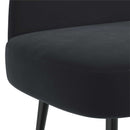 vidaXL Kárpitozott pad háttámlával Fekete 110 x 60 x 76 cm Bársony