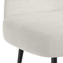 vidaXL Kárpitozott pad háttámlával Krémszínű 110 x 60 x 76 cm Bársony
