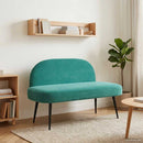 vidaXL Kárpitozott pad háttámlával Türkiz 110 x 60 x 76 cm Bársony