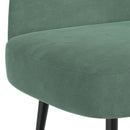 vidaXL Kárpitozott pad háttámlával tengerzöld 110 x 60 x 76 cm Bársony