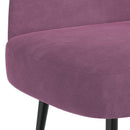 vidaXL Kárpitozott pad háttámlával Lila 110 x 60 x 76 cm Bársony