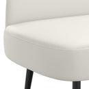 vidaXL Kárpitozott pad háttámlával Fehér 110 x 60 x 76 cm Műbőr