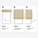 vidaXL Roletta Természetes 40 x 220 cm Bambusz