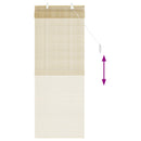 vidaXL Roletta Természetes 60 x 160 cm Bambusz