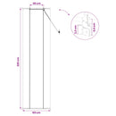 vidaXL Roletta Természetes 60 x 220 cm Bambusz