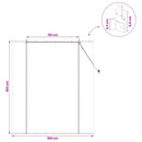 vidaXL Roletta Természetes 160 x 160 cm Bambusz